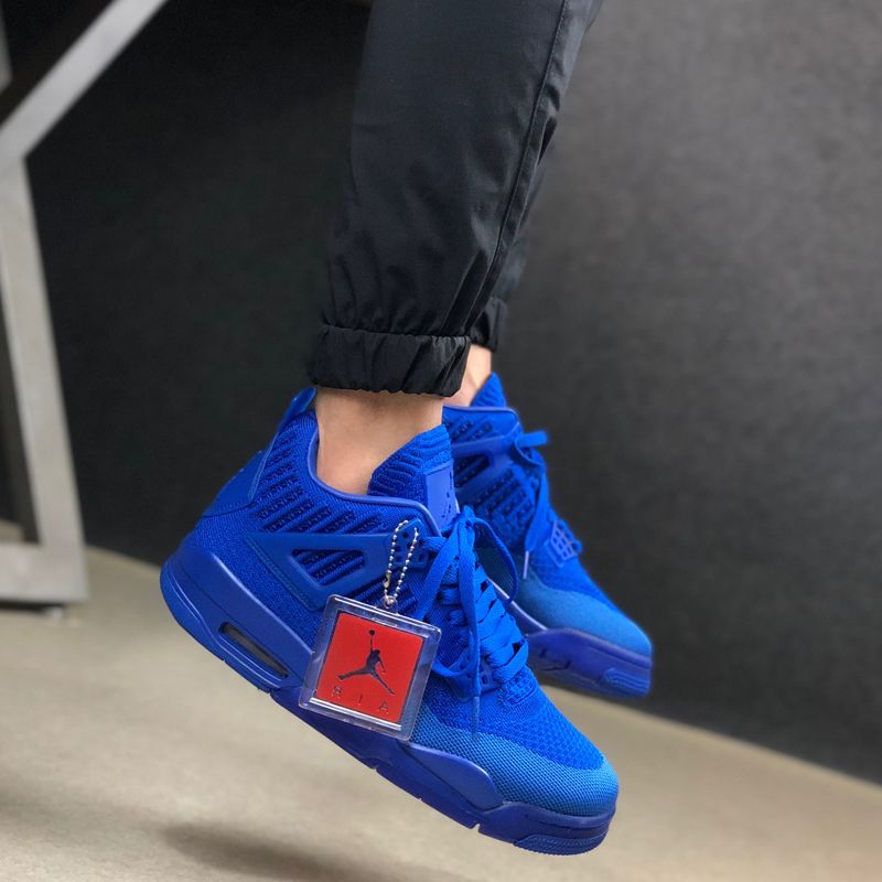 air jordan 4 flyknit royal blue