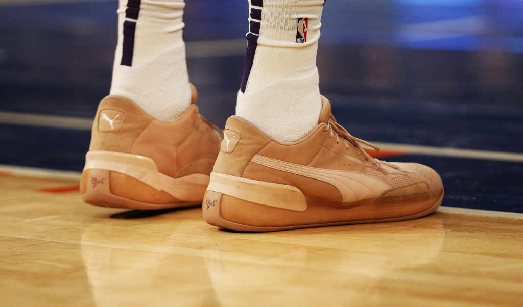 Basketball Shoes Puma Clyde Hardwood Natural Misty Rose Hardwood